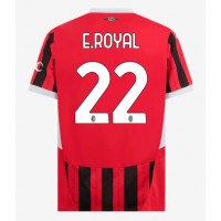 Camisa de Futebol AC Milan Emerson Royal #22 Equipamento Principal 2024-25 Manga Curta